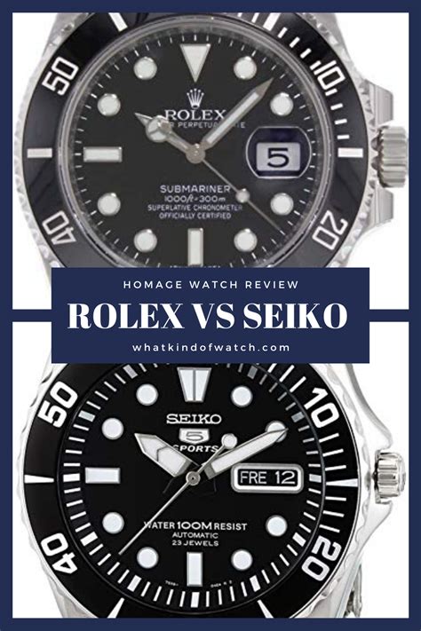 seiko 5 vs rolex submariner